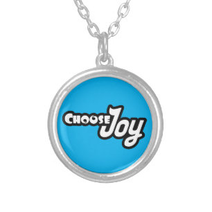 Choose Joy Silver Plated Necklace