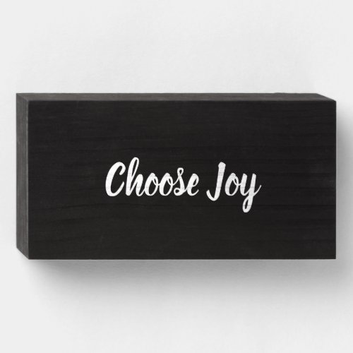 Choose Joy Wooden Box Sign