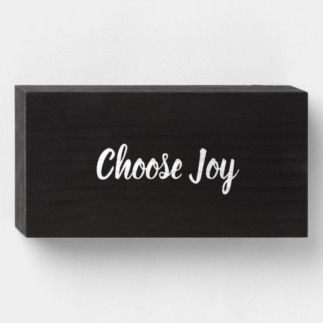 Choose Joy Wooden Box Sign (Front Horizontal)