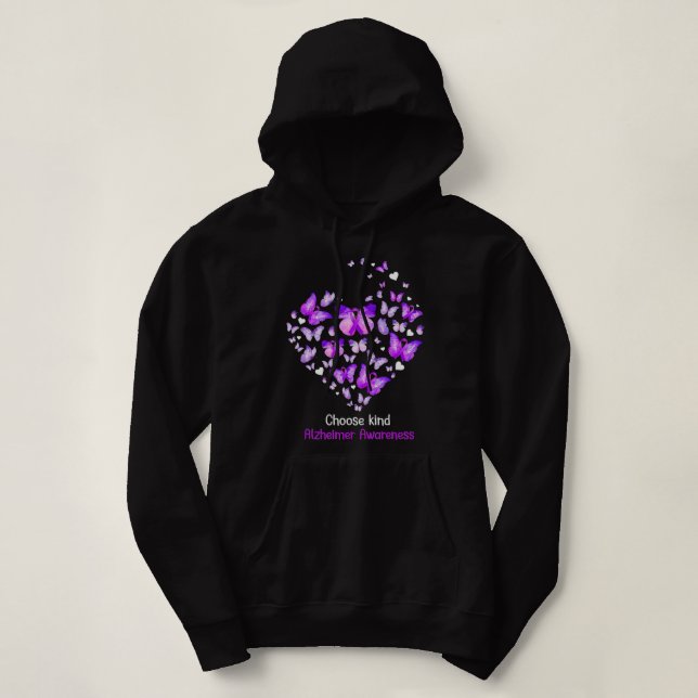 Choose Kind Alzheimer Awareness Gift Hoodie (Design Front)