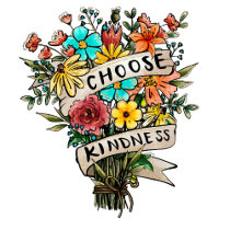 Choose Kindness floral women  T-Shirt
