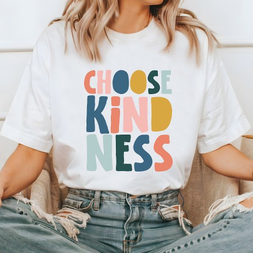 Choose Kindness Graphic Tee Inspirational Quote  T_Shirt