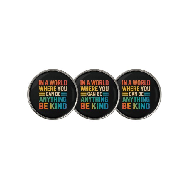 Choose Kindness - Inspirational Golf Ball Marker (3 Up)