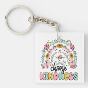 Choose kindness. Inspirational. Keychain