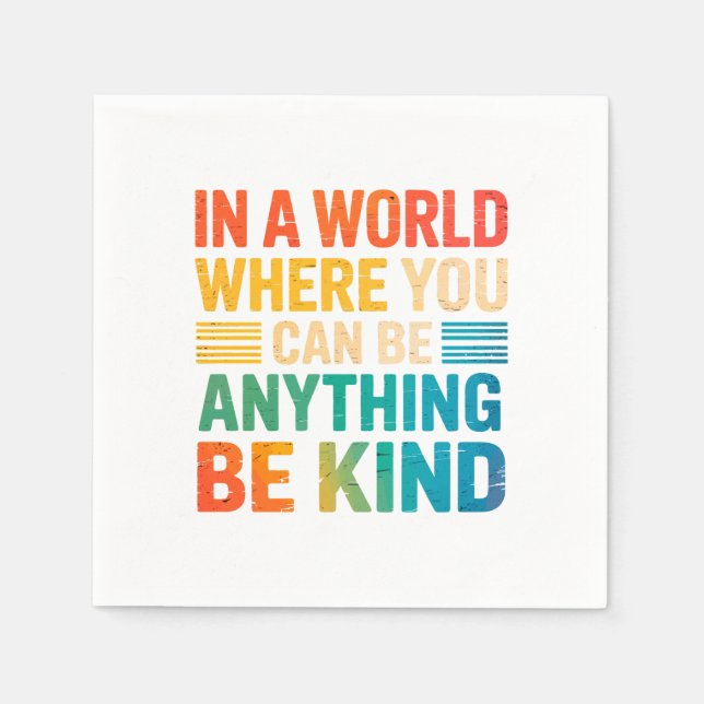Choose Kindness - Inspirational Napkins (Front)