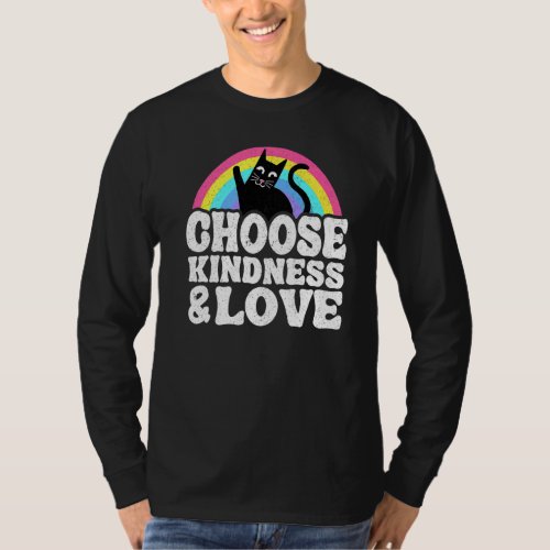 Choose Kindness  Love Anti Bullying Rainbow Kind  T_Shirt