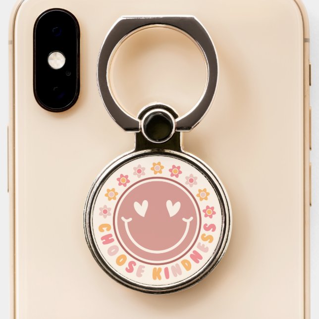 Choose Kindness  Phone Ring Stand (Close Up)