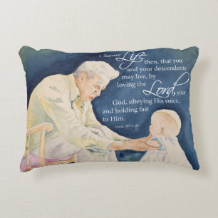 Choose Life Accent Pillow