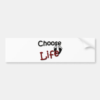 Choose Life Bumper Sticker