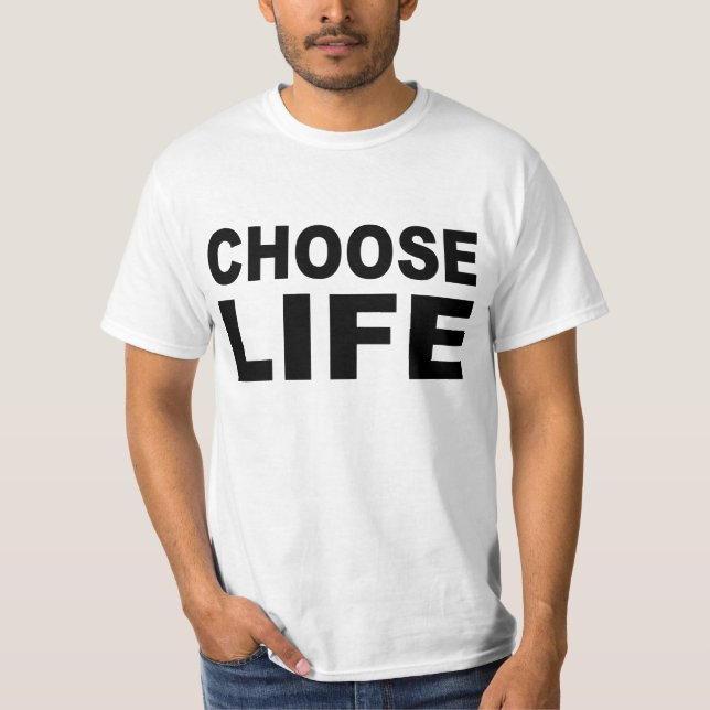 Choose life eighties T-Shirt (Front)