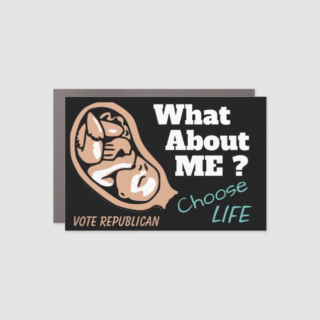 Choose Life Vote Republican  Car Magnet (Front)