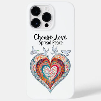 Choose Love Spread Peace Case-Mate iPhone 14 Pro Max Case