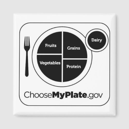 Choose My Plate Magnet