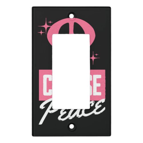 Choose Peace International Womens Day Women Again Light Switch Cover