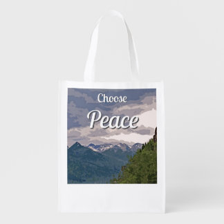 Choose Peace Reusable Grocery Bag