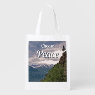 Choose Peace Reusable Grocery Bag