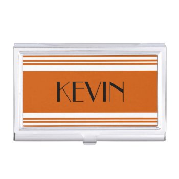 Choose Sports Team Colors Business Card Case by giftsbygenius at Zazzle