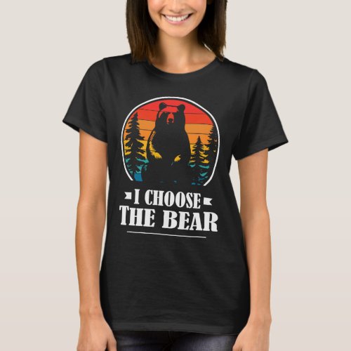 Choose The Bear Feminist Rage Feminism 1  T_Shirt