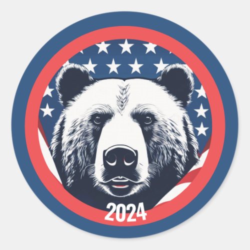 Choose The Bear National Womens Rights Strike Classic Round Sticker