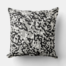 Choose The Color "B/W Marble" Design Pillow 1