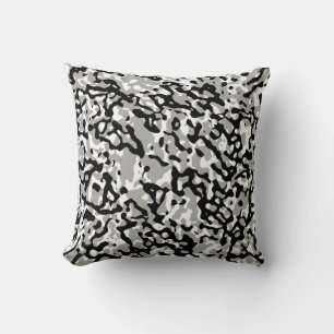 Choose The Color "B/W Marble" Design Pillow 1