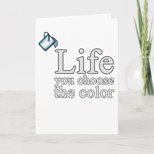 Choose the color of your life card (Front)