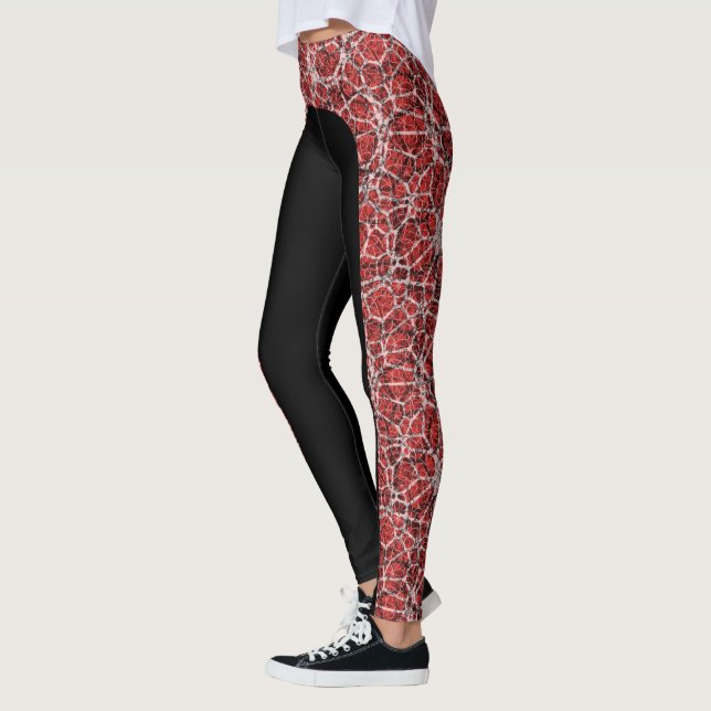 Choose the Colour Craquelure Effect Leggings (Left)