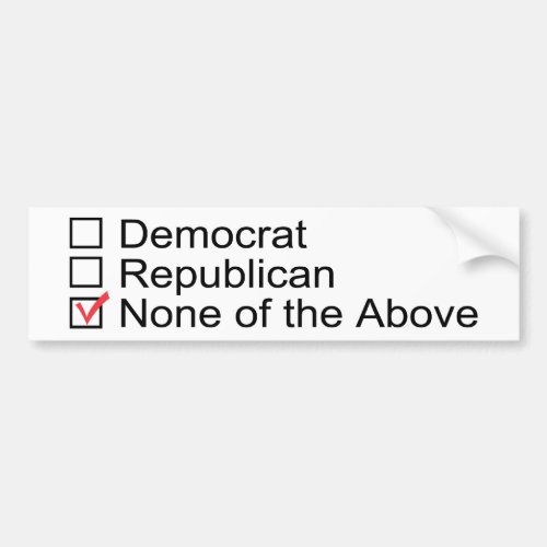 Choose the Constitution Bumper Sticker