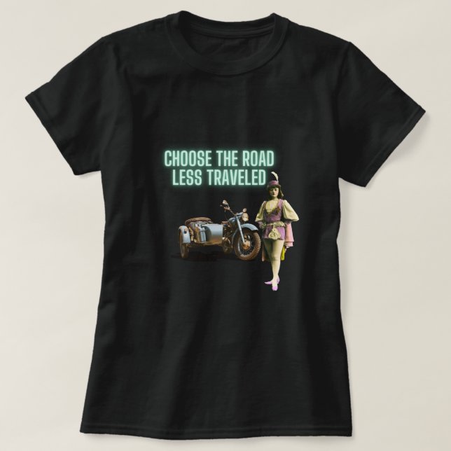 THE ROAD LESS TRAVELED Tシャツ L cryin-creek-unisex-clothing-