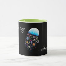 Choose to bloom encouragement floral jellyfish 