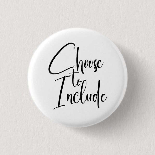 ”Choose to Include” Text Button (Front)