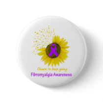 Choose To Keep Going Fibromyalgia Awareness Button