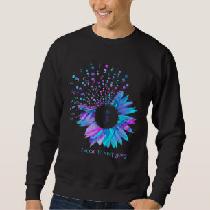Choose To Keep Going Sunflower Suicide Prevention  Sweatshirt