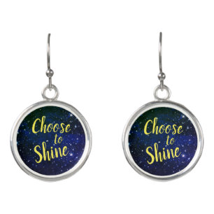 Choose to Shine Stars Cosmos Earrings