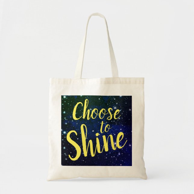 Choose to Shine Stars Cosmos Tote Bag (Front)