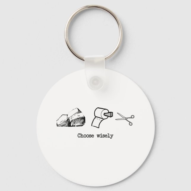 Choose Wisely Keychain (Front)