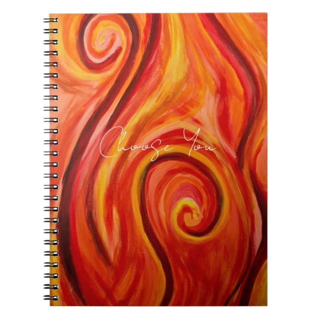 Choose You Notebook- Original Art by Virginia Rose Notebook (Front)