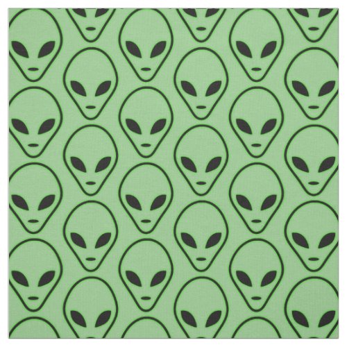 Choose your background color alien print fabric