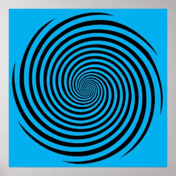 Choose Your Background Color Hypnosis Poster by pomegranate_gallery at Zazzle