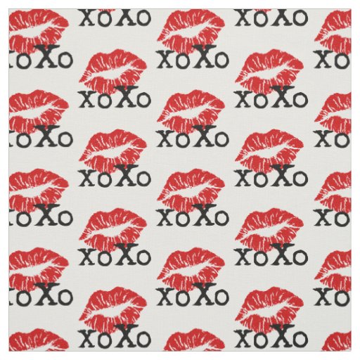 Choose your background color lips fabric