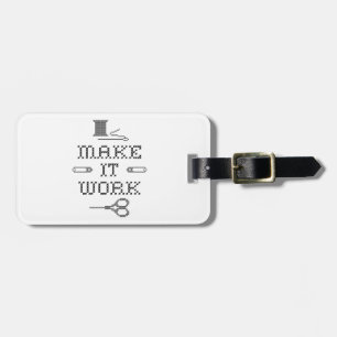 Choose Your Background Color Luggage Tag