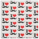Choose your background color mustache Fabric