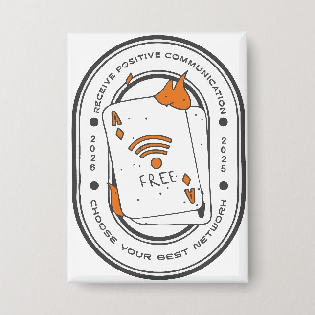 Choose Your Best Network Button (Front)