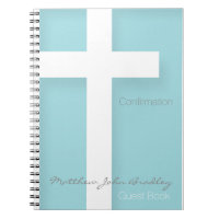 Choose your color 2 Modern Confirmation Guest Book