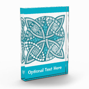 Choose Your Color Celtic Knot Decorative Pattern Award