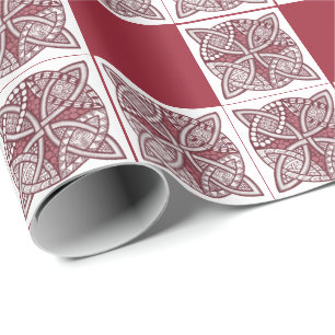 Choose Your Color Celtic Knot Decorative Pattern Wrapping Paper