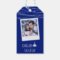 Choose Your Color Chrismukkah 2-Sided Photo Gift Tags