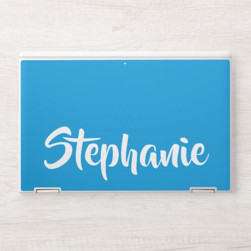 CHOOSE YOUR COLOR custom name trendy bold HP Laptop Skin