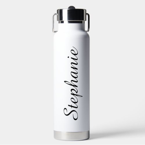 CHOOSE YOUR COLOR Custom Name Water Bottle 
