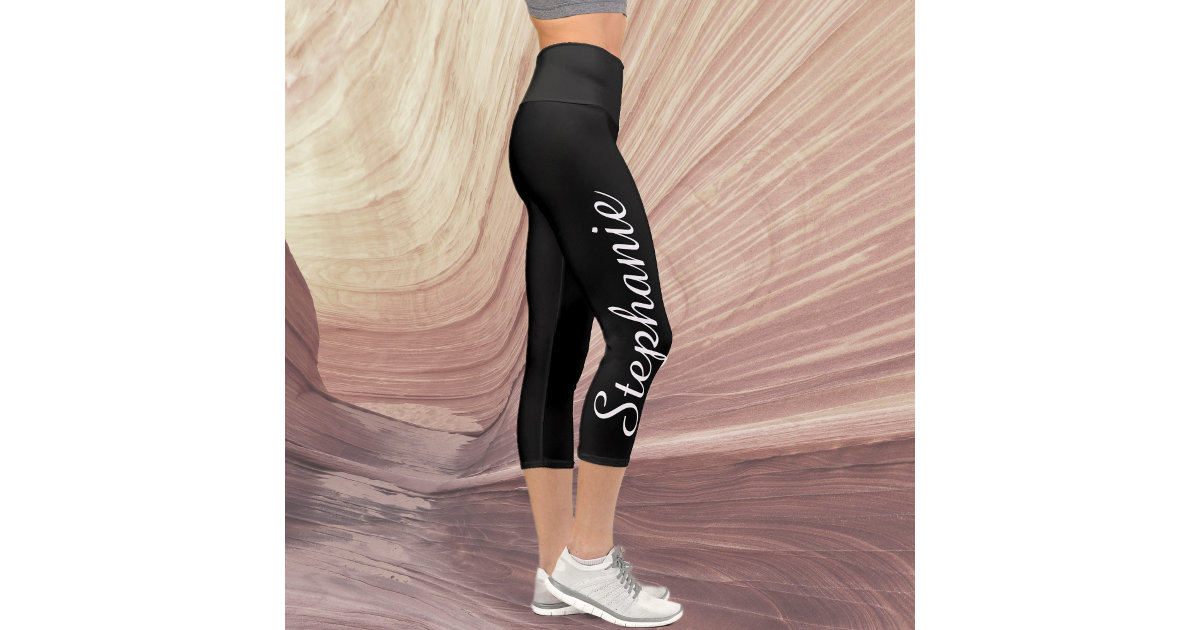 Capri Yoga Pants, Fun Workout Capris, Colorful Capris